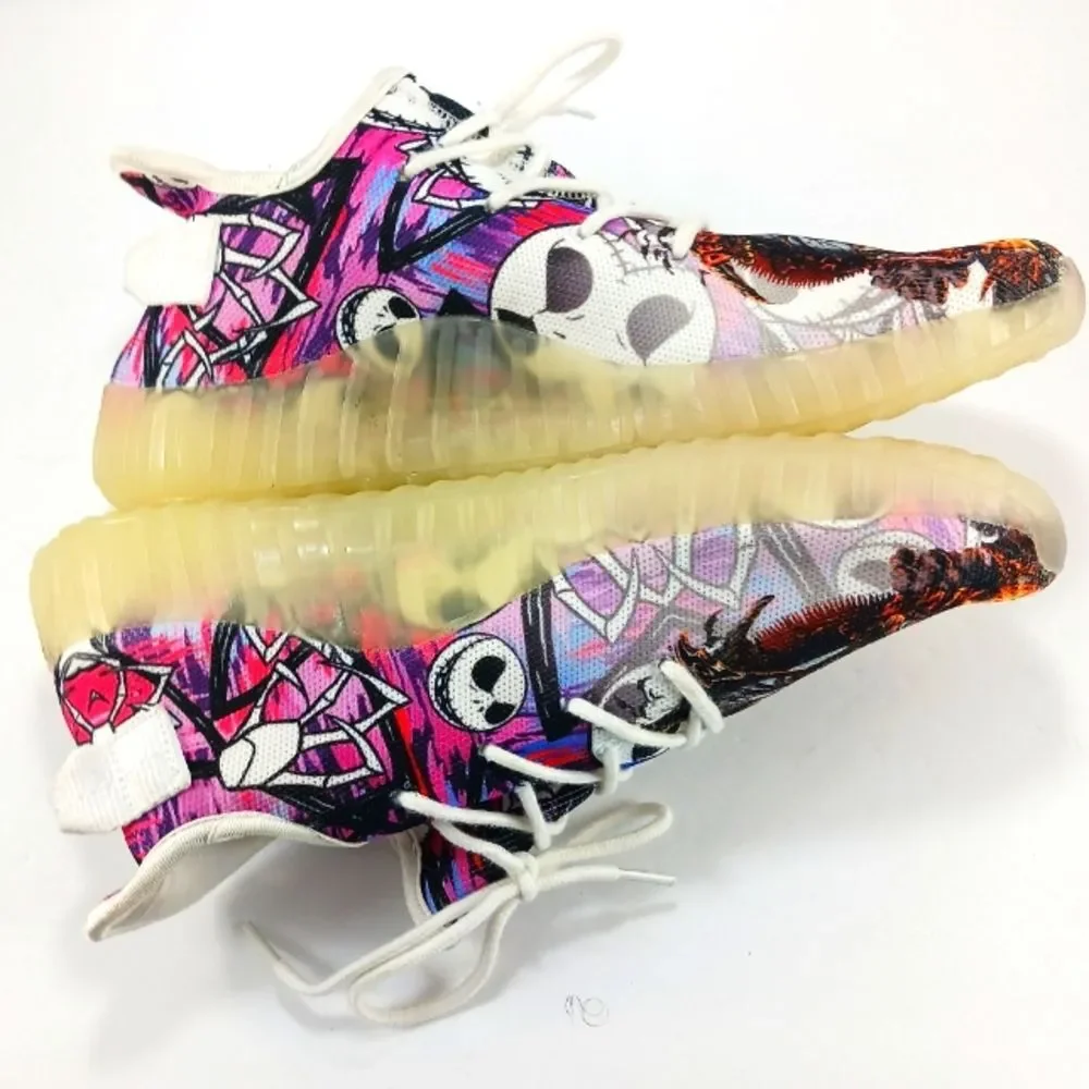 Custom Themed Sneakers Disney's The Nightmare Before Christmas Jack S. Mens 11.5